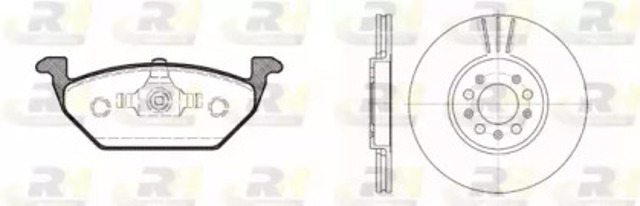Tarcza hamulcowa przednia do Skoda Roomster 5J7
