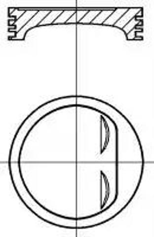 Tłok, komplet do jednego cylindru, STD 8710420030 NURAL