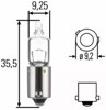 Żarówka 8GH007643121 HELLA