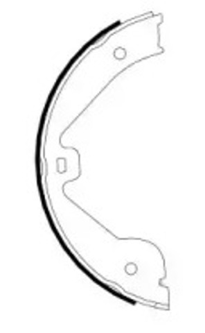 Klocki hamulca ręcznego 91062400 TEXTAR