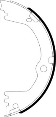 Klocki hamulca ręcznego 91082700 TEXTAR