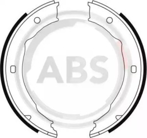 Klocki hamulca ręcznego 9112 ABS