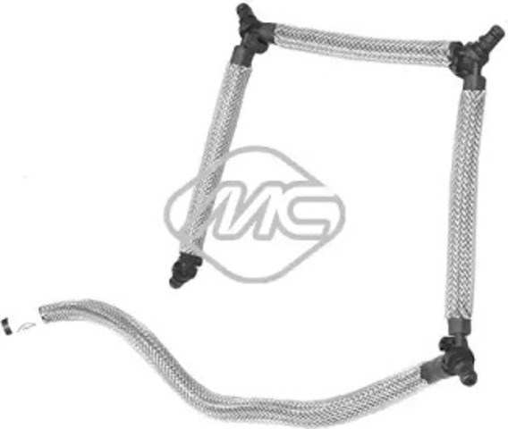 Rurka paliwa, zwrotna od wtryskiwaczy 92046 METALCAUCHO