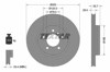 Tarcza hamulcowa przednia 92106905 TEXTAR