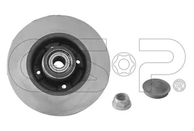 Tarcza hamulcowa tylna 9225019K GSP