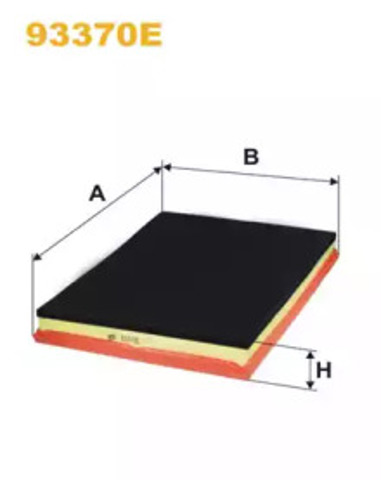 Filtr powietrza 93370E WIX