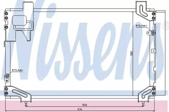 Chłodnica klimatyzacji 940020 NISSENS