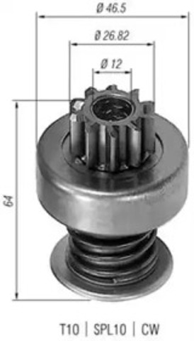 Bendiks rozrusznika 940113020055 MAGNETI MARELLI