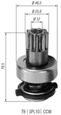 Bendiks rozrusznika 940113020183 MAGNETI MARELLI