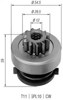 Bendiks rozrusznika 940113020257 MAGNETI MARELLI