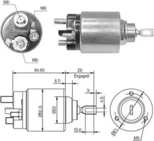 Elektromagnes rozrusznika 940113050010 MAGNETI MARELLI