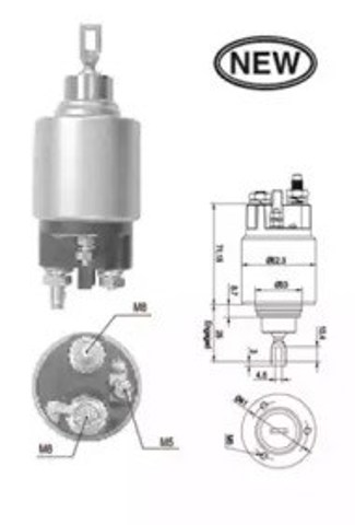 Elektromagnes rozrusznika 940113050554 Magneti Marelli