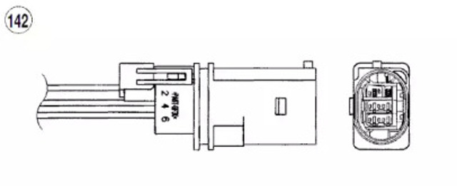 Sonda lambda czujnik tlenu przed katalizatorem 95001 NGK