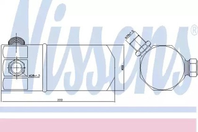 Osuszacz klimatyzacji 95117 Nissens