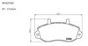 Klocki hamulcowe przednie tarczowe ABP0104 AUTOMOTOR FRANCE