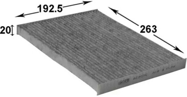 Filtr kabiny AC207C JS ASAKASHI