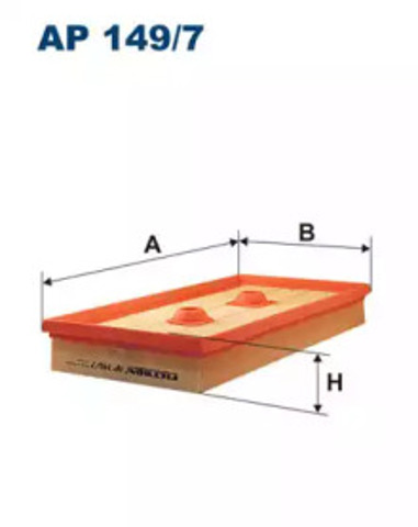Filtr powietrza AP1497 FILTRON
