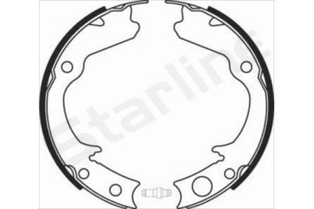 Klocki hamulca ręcznego BC08360 STARLINE