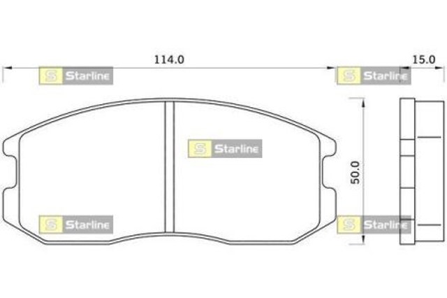 Klocki hamulcowe Daihatsu Terios