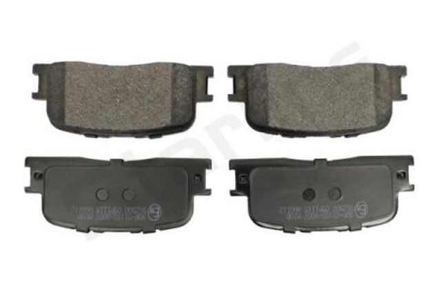 Okładziny (klocki) do hamulców tarczowych tylne BDS549 STARLINE