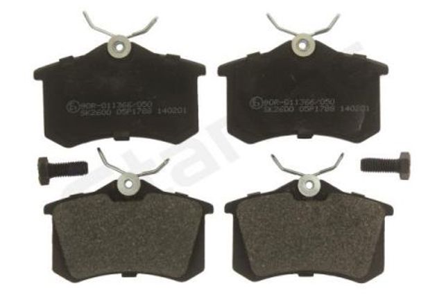 Okładziny (klocki) do hamulców tarczowych tylne BDS574 STARLINE