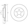 Tarcza hamulcowa przednia BG4120 DELPHI