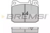 Klocki hamulcowe przednie tarczowe BP2172 BREMSI