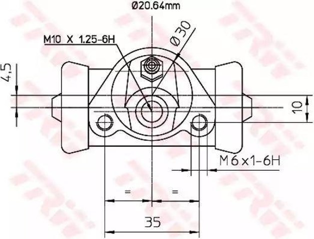 Cylinder hamulcowy ВАЗ KALINA
