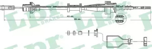 Linka sprzęgła C0114C LPR