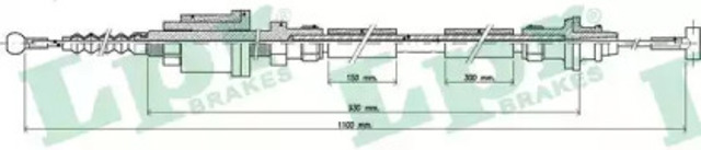 Linka sprzęgła Volvo 240 P242, P244
