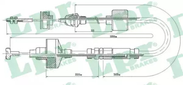 Linka sprzęgła C0309C LPR