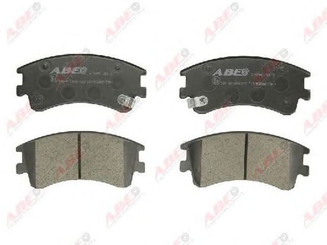Klocki hamulcowe przednie tarczowe C13052ABE ABE