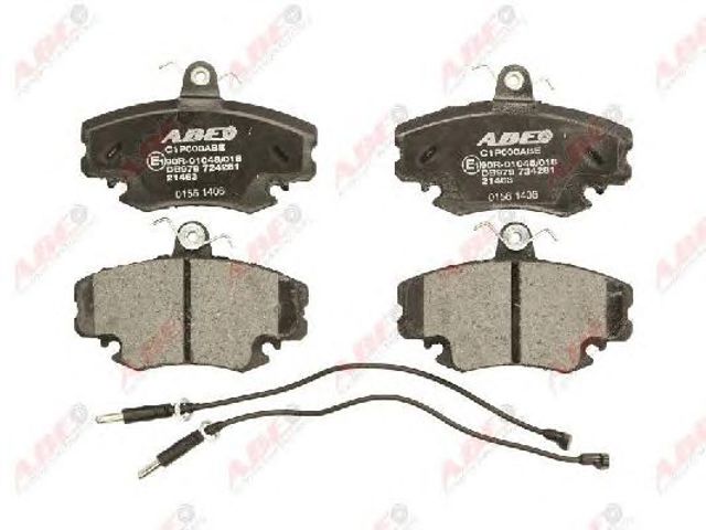 Klocki hamulcowe przednie tarczowe C1P000ABE ABE