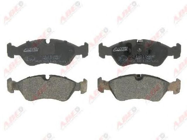 Klocki hamulcowe przednie tarczowe C1X010ABE ABE