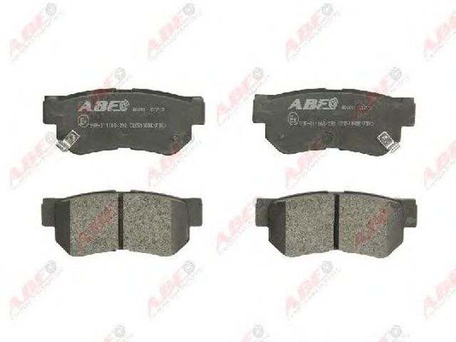 Okładziny (klocki) do hamulców tarczowych tylne C20510ABE ABE