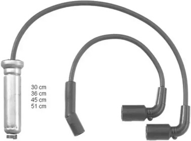 Zestaw przewodów wysokiego napięcia CLS025 CHAMPION