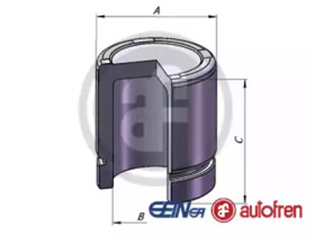 Tłoczek zacisku hamulcowego przedniego D025357 AUTOFREN