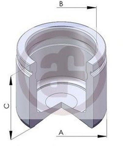 Tłoczek zacisku hamulcowego przedniego D02587 Autofren