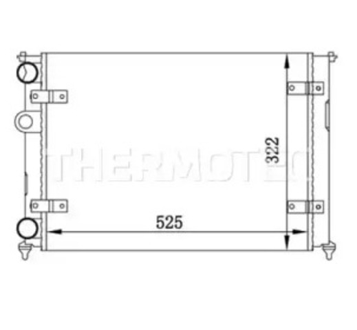 Chłodnica silnika D7W029TT THERMOTEC