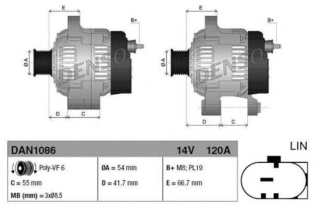 DAN1086 Denso