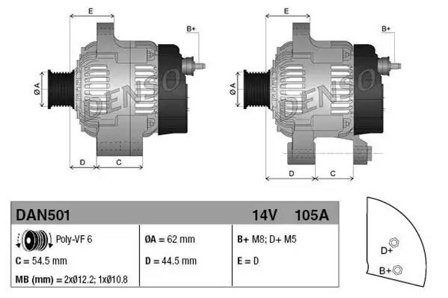Alternator Lancia Kappa