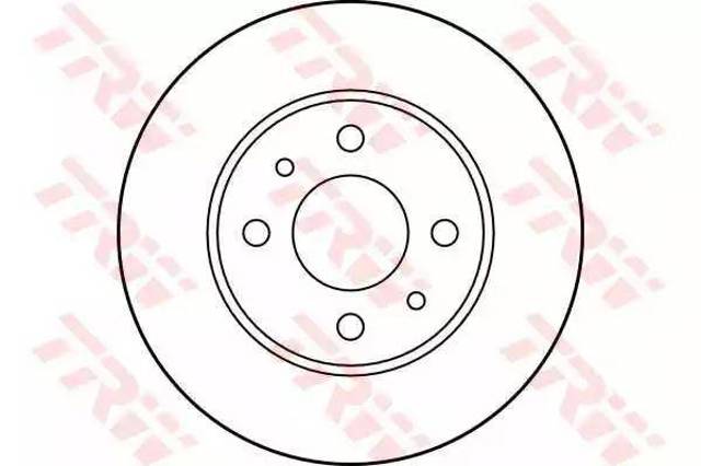 Tarcza hamulcowa tylna DF1745 TRW