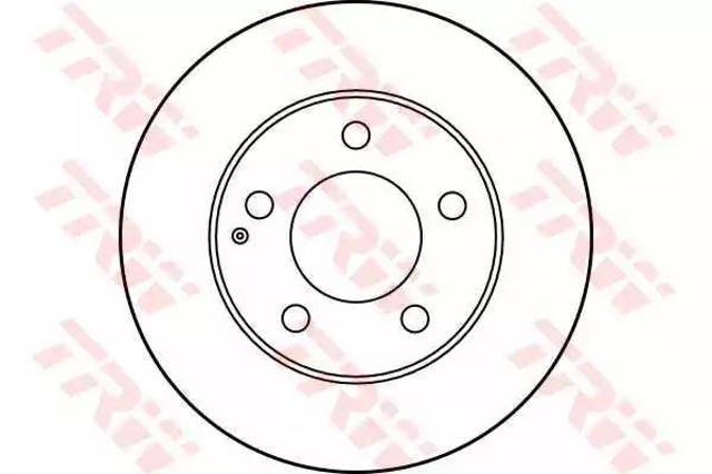 Tarcza hamulcowa przednia DF2704 TRW