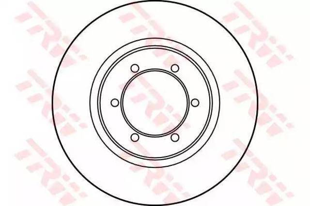 Tarcza hamulcowa przednia DF3118 TRW