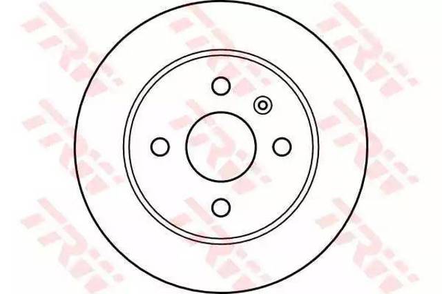 Tarcza hamulcowa tylna DF4050 TRW