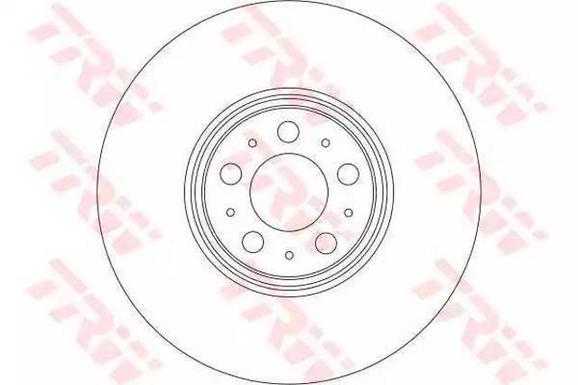 Tarcza hamulcowa przednia DF4340S TRW