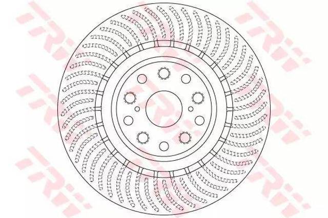 Tarcza hamulcowa przednia DF6489S TRW