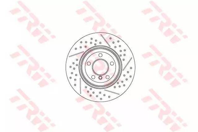 Tarcza hamulcowa tylna DF6601S TRW