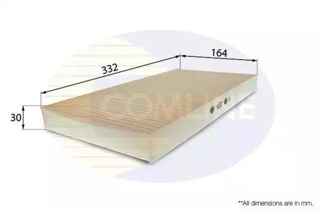Filtr kabiny EKF116 COMLINE