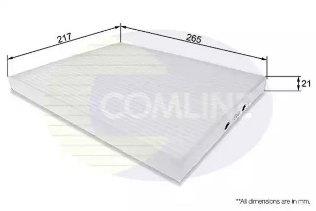 Filtr kabiny EKF137 COMLINE